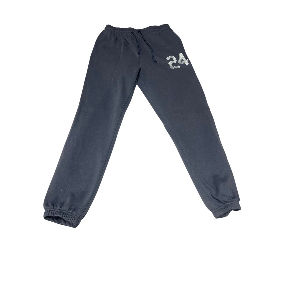Vinyl Icons New York Graphic Jogger Sweatpants Womens Large Gray Fleece Lined L